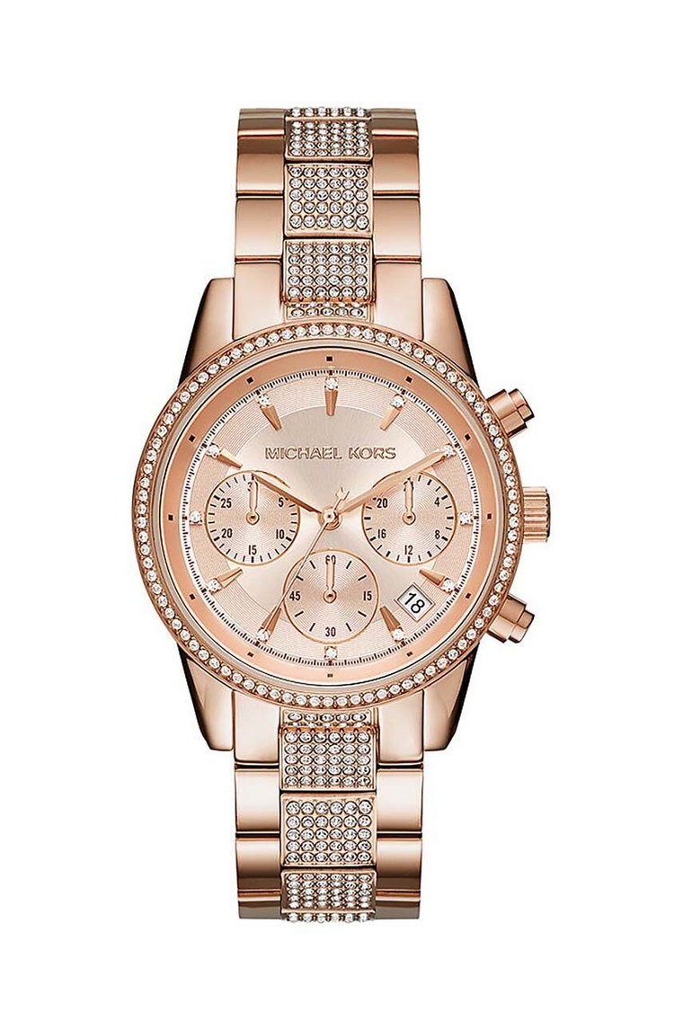 Michael Kors zegarek Ritz damski kolor złoty MK6485