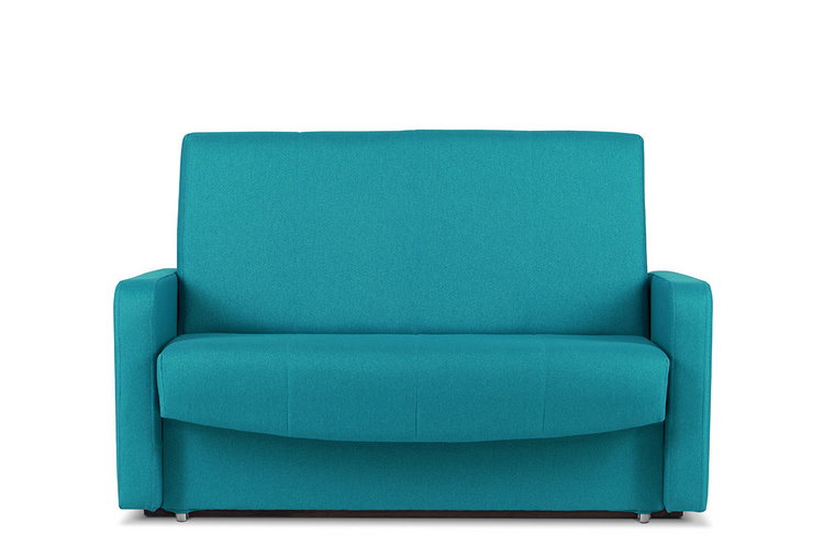Sofa 2 JUFO turkusowy, 143x96x98, tkanina