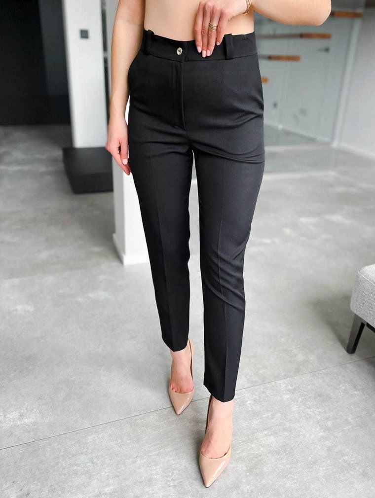 Spodnie czarne eleganckie damskie Trendsetter