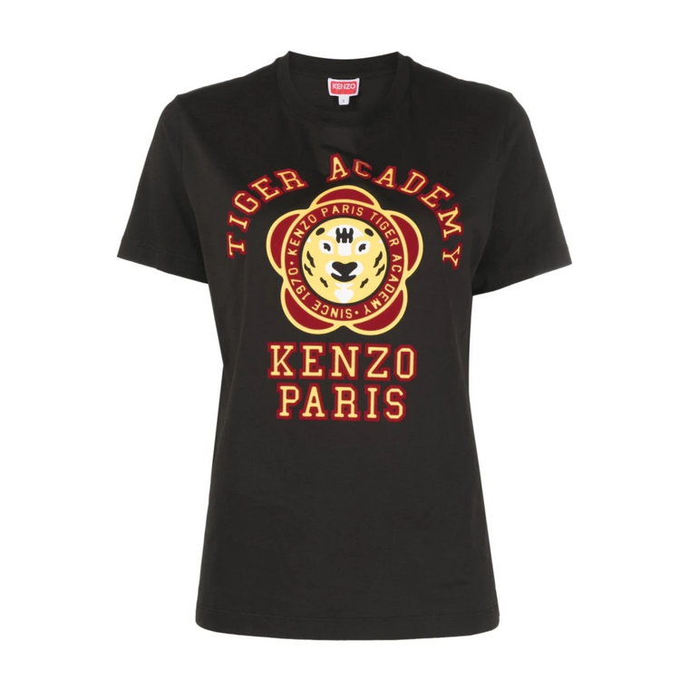 Czarne koszulki i pola Kenzo