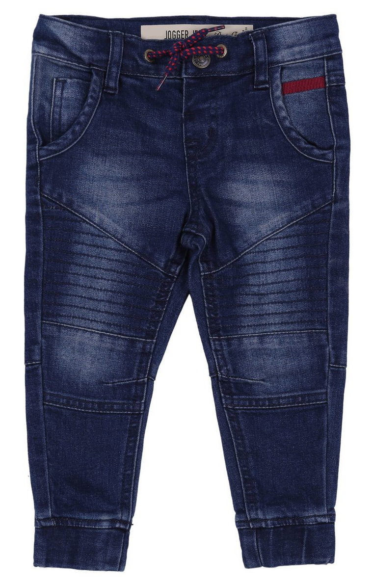 Jeansy sportowe ze ściągaczami DENIM CO 4-5 lat 110 cm