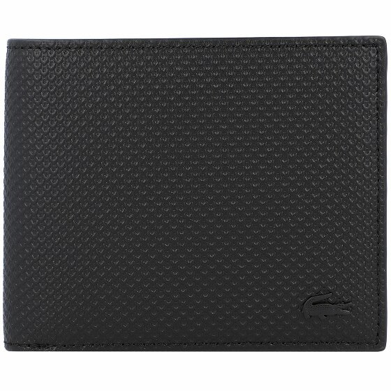Lacoste Chantaco Wallet Leather 11,5 cm noir