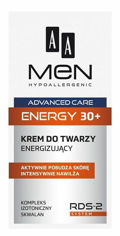AA Men Advanced Care 30+ Energy - krem do twarzy energizujący 50ml