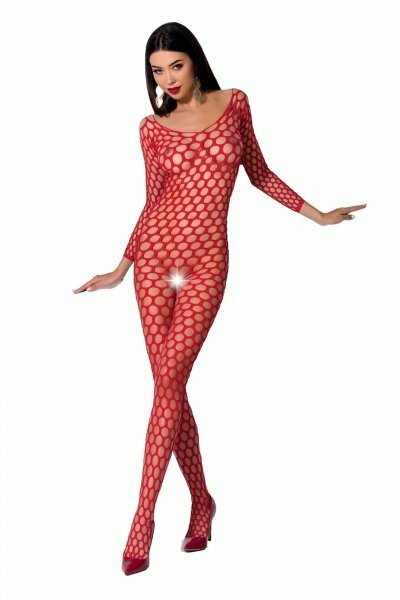 Passion BS077 red Bodystocking