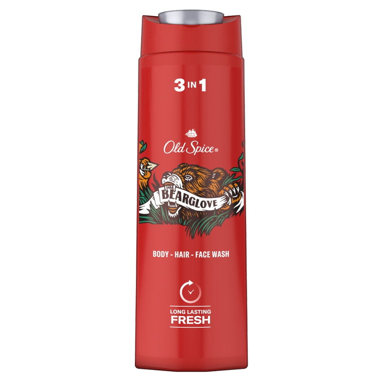 Old Spice Bearglove Shower Gel & Shampoo For Men  400 ml