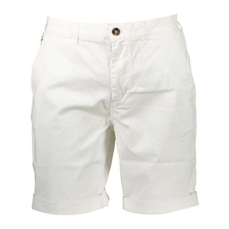 Slim Fit Białe Jeansy i Spodnie z Bawełny La Martina