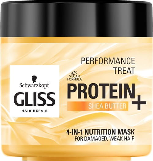 Gliss Performance Treat 4-in-1 Nutrition Mask maska odżywcza do włosów Protein + Shea Butter 400ml