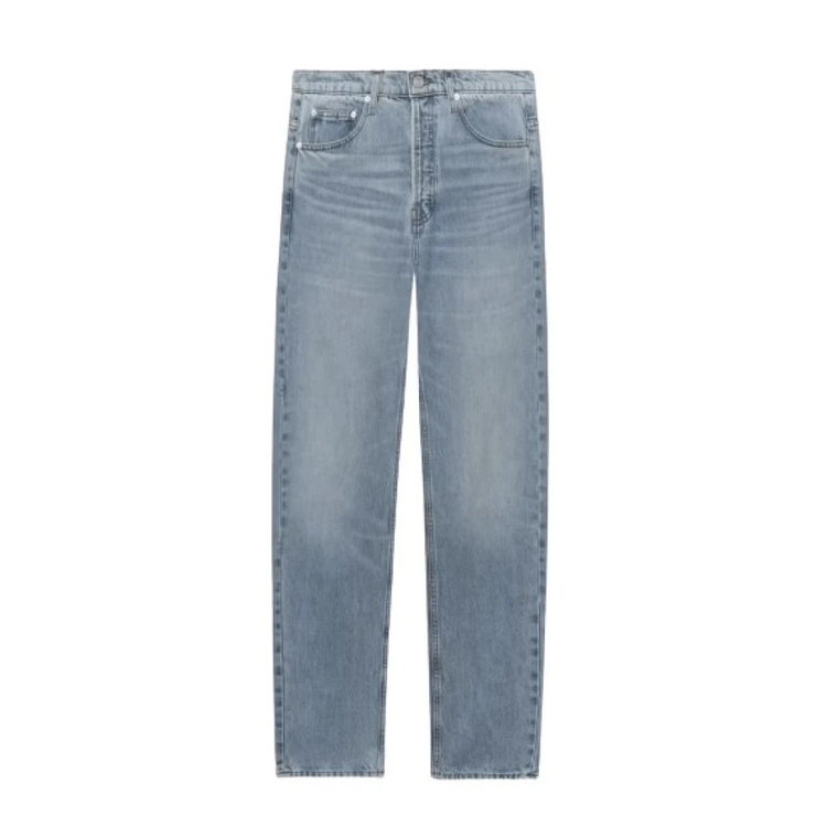 Nowoczesne jeansy z prostą nogawką Frame