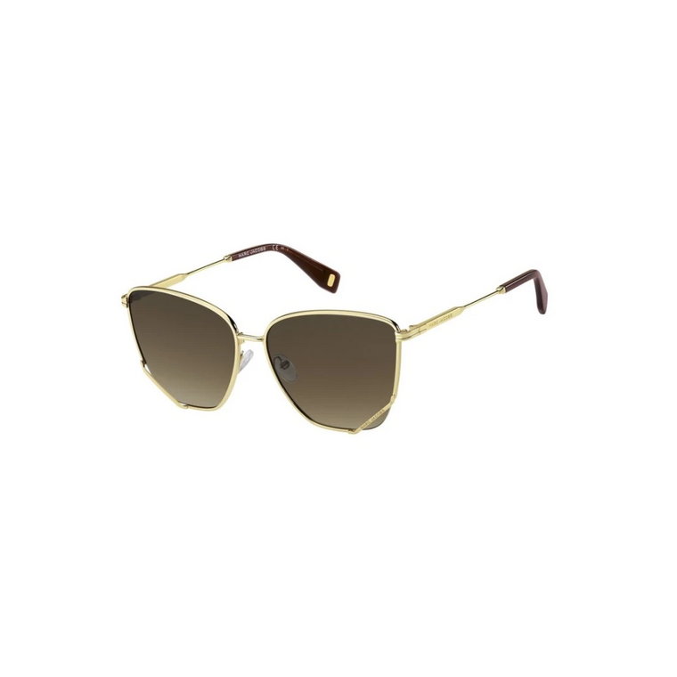 Złote Oprawki Stylowe Okulary Przeciwsłoneczne Marc Jacobs