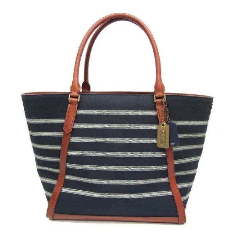 Pre-owned Canvas totes Coach Pre-owned