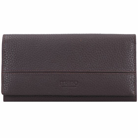 mano Don Tommas Leather Wallet 18 cm braun