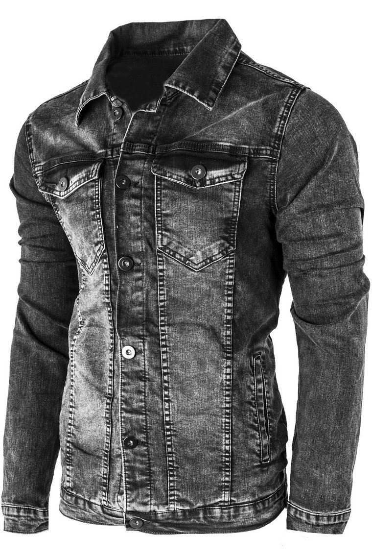 Przejściowa kurtka jeansowa 601 czarna