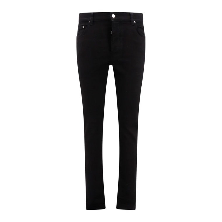 Czarne Aw23 Męskie Jeansy Skinny Amiri