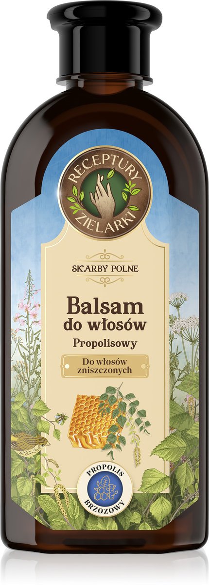 Receptury Zielarki, Balsam do włosów zniszczonych, 350ml