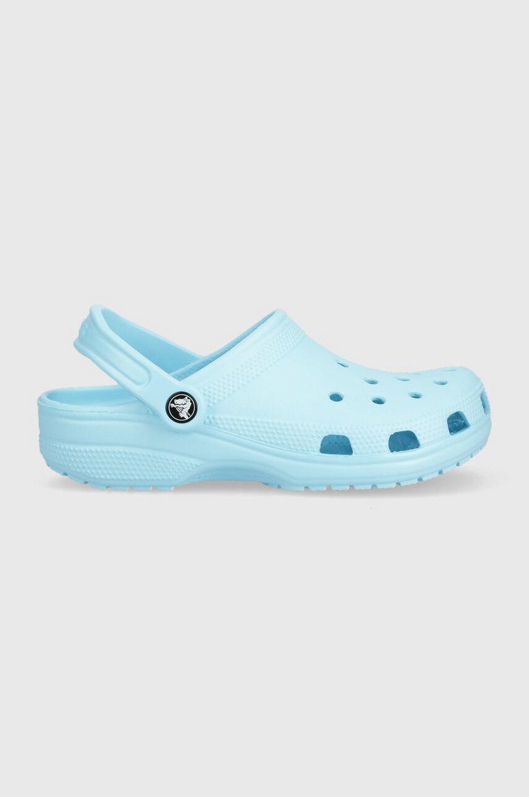 Crocs klapki Classic damskie kolor niebieski 10001