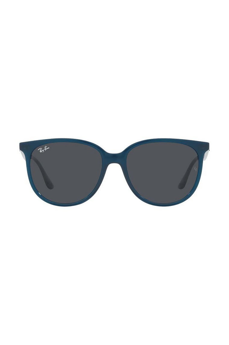 Ray-Ban okulary przeciwsłoneczne damskie kolor granatowy 0RB4378