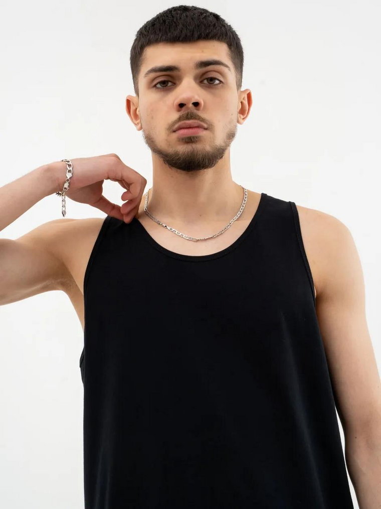 Tank Top Męski Czarny UrbanCity No Logo