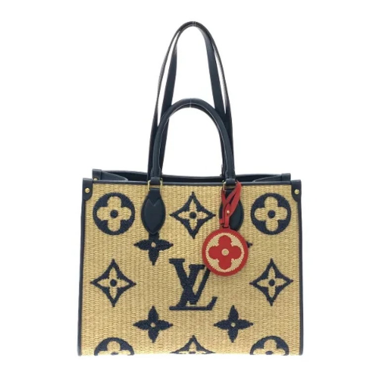Pre-owned Raffia totes Louis Vuitton Vintage