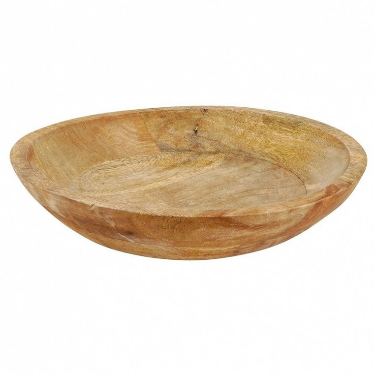 Miska misa na owoce do serwowania dań drewniana 30x6,5 cm kod: O-139188