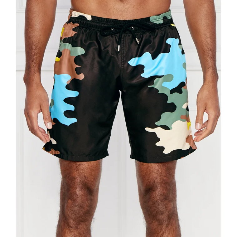 Plein Sport Szorty kąpielowe Camouflage | Regular Fit