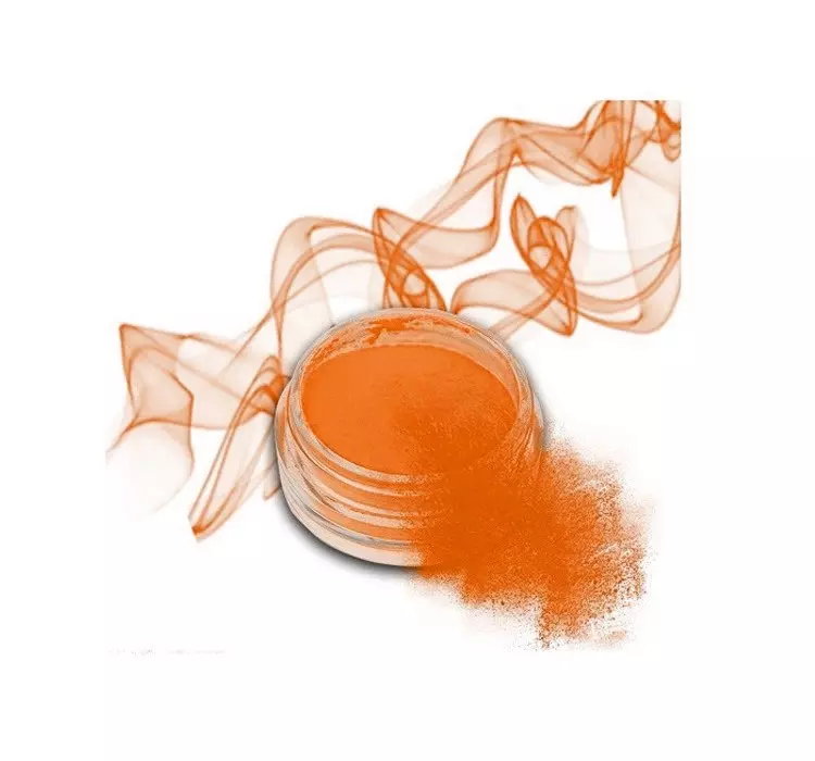 PIGMENT DO PAZNOKCI EFEKT DYMU NEON LIGHT ORANGE 4