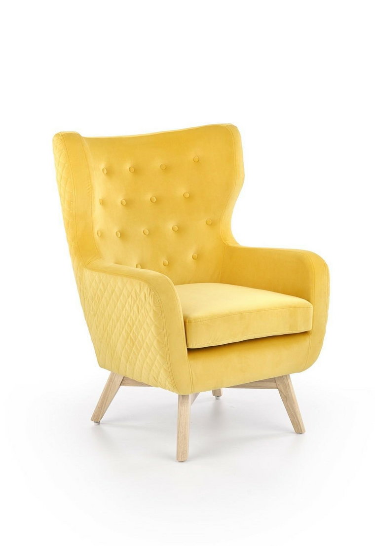 Fotel wypoczynkowy Farys żółty