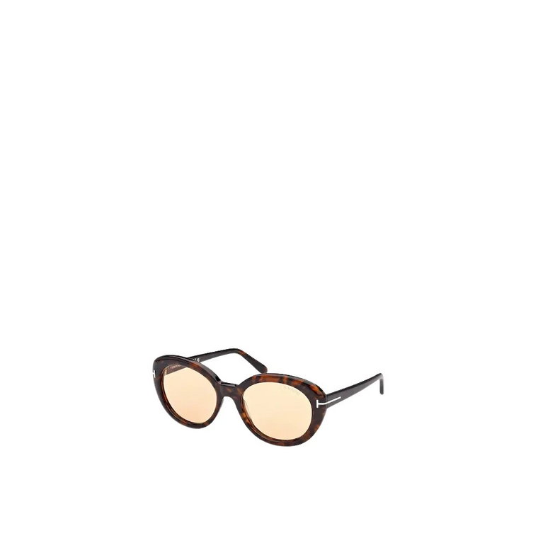 Eleganckie okulary przeciwsłoneczne Lily z brązowymi soczewkami fotokromatycznymi Tom Ford