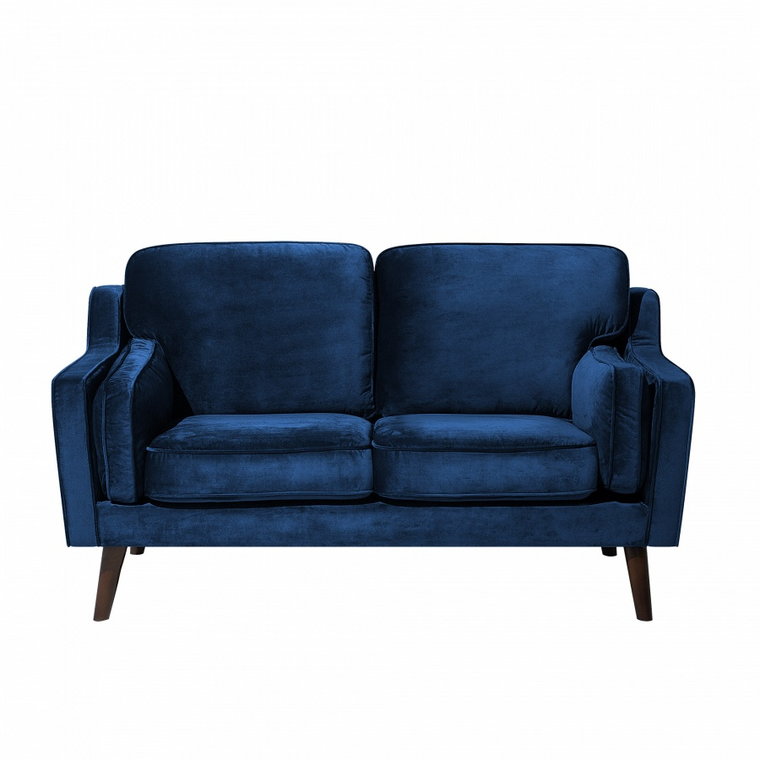Sofa dwuosobowa tapicerowana ciemnoniebieska Cecilia kod: 4260602373322