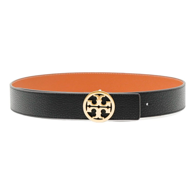 Luksusowy Pasek z Odwracalnym Logo Tory Burch