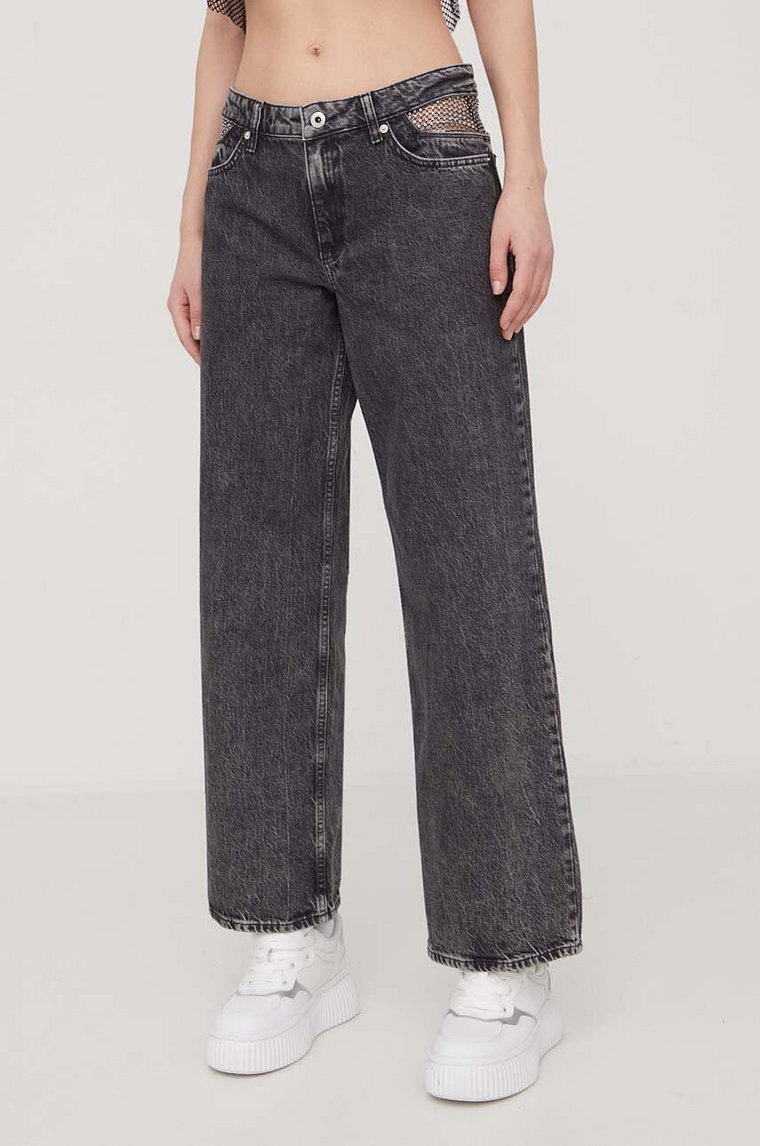 Karl Lagerfeld Jeans jeansy damskie medium waist