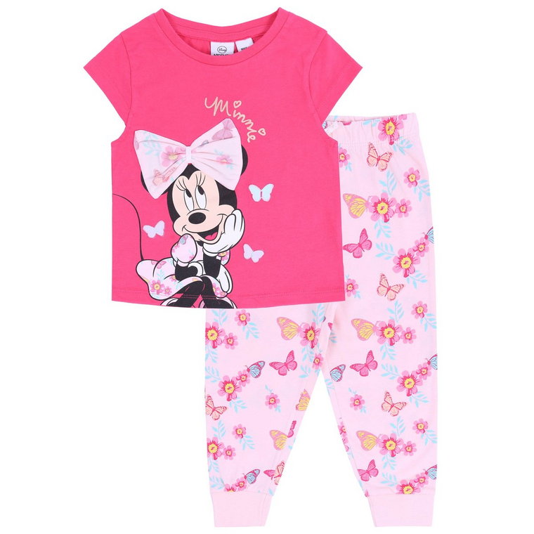 Różowa piżama Myszka Minnie DISNEY 5-6lat 116 cm