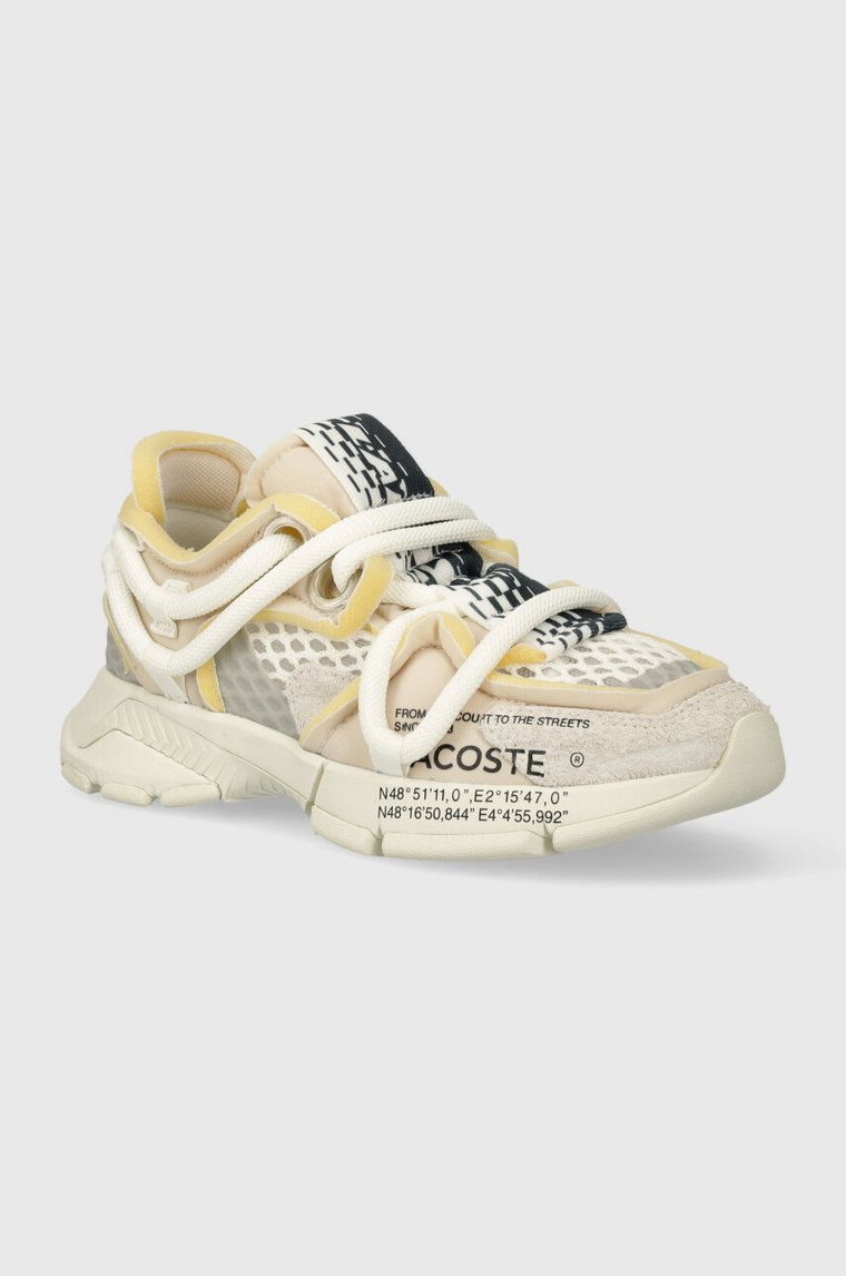 Lacoste sneakersy L003 Active Runway Textile kolor beżowy 47SFA0098