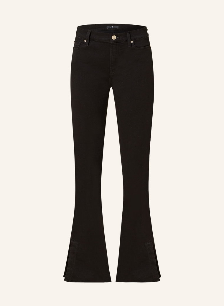 7 For All Mankind Jeansy Flare Ali schwarz