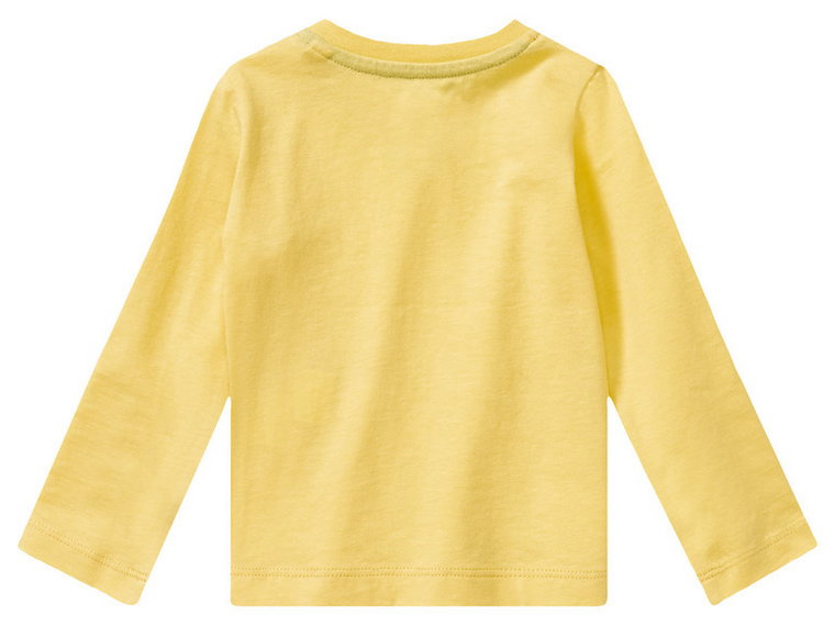 lupilu Koszulki niemowlęce z biobawełny, 3 sztuki (50/56, Granatowy, paski/zielony/żółty)