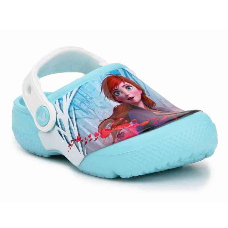 Klapki Crocs Kraina Lodu Fl Ol Disney Frozen 2 Cg Jr 206167-4O9 niebieskie