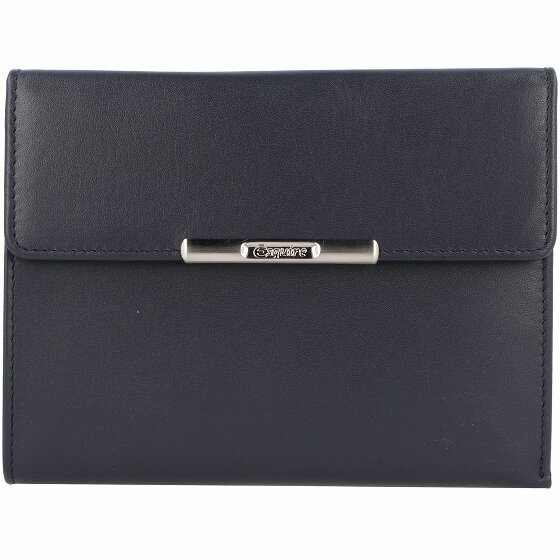 Esquire Skórzany portfel Helena RFID 14 cm blau
