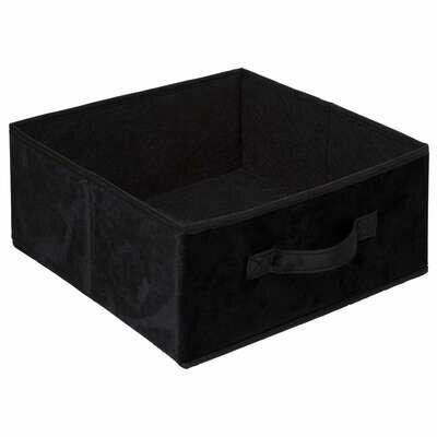 Pudełko do regału 31x15cm Velvet czarne