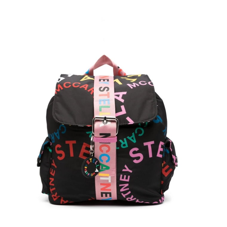 Czarny/Kolorowy Plecak 930Mc Stella McCartney