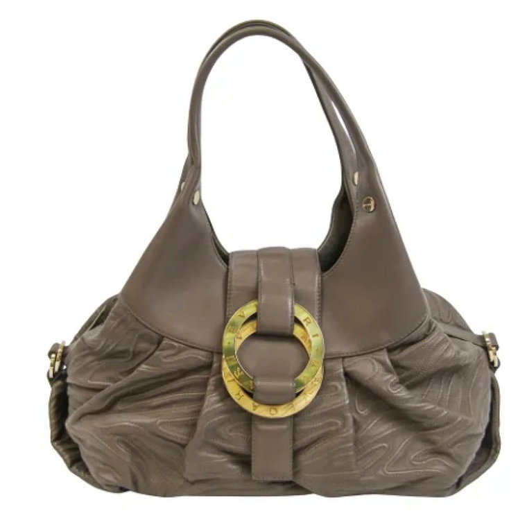 Pre-owned Leather shoulder-bags Bvlgari Vintage