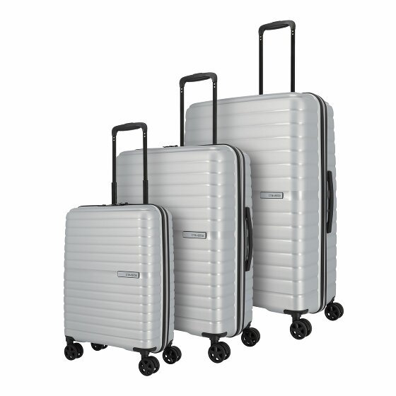 Travelite Trient 4 kółka Zestaw walizek 3-części silber