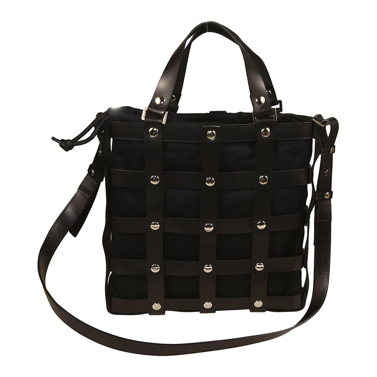 Czarne torby dla stylowego wyglądu Junya Watanabe