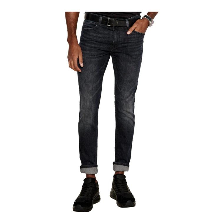 Ciemny Denim Slim Stretch Jeans Hugo Boss