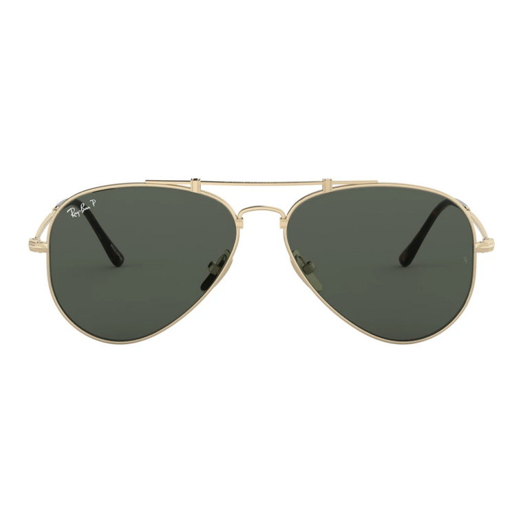 Rb8125 Okulary przeciwsłoneczne Aviator Tytanowe, polaryzacyjne Ray-Ban