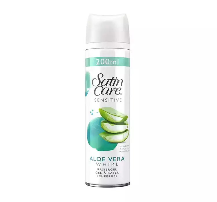 GILLETTE SATIN CARE ALOE VERA ŻEL DO GOLENIA DO SKÓRY WRAŻLIWEJ 200ML