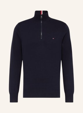 Tommy Hilfiger Sweter Typu Troyer 1985 blau