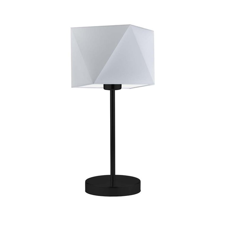 Lampka nocna LYSNE Wuhu, 60 W, E27, jasnoszara/czarna, 43x23 cm