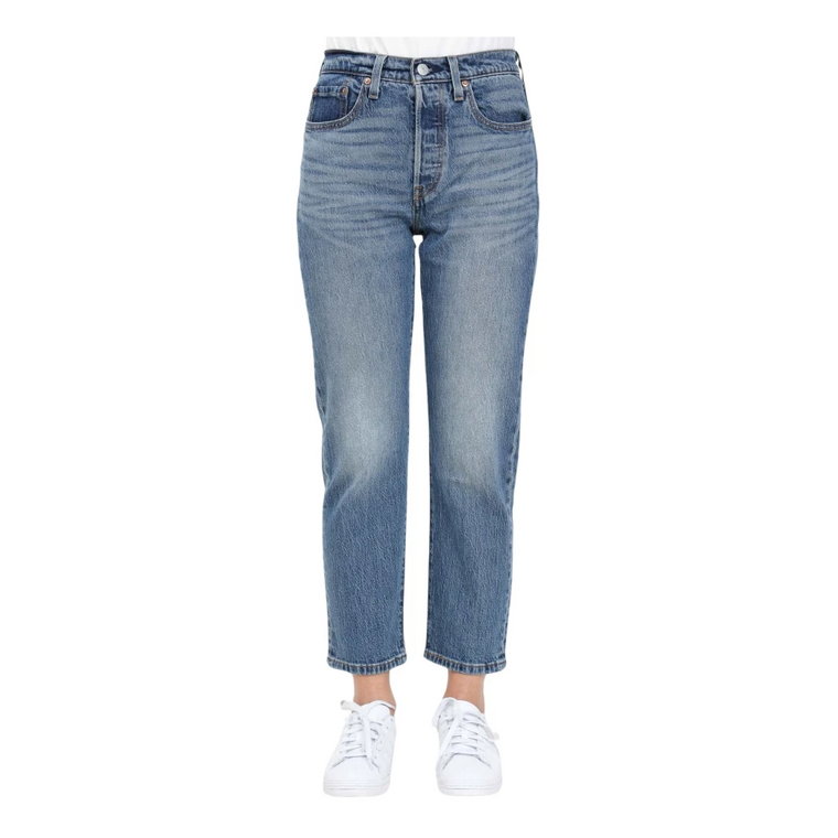 Premium 501 Stand Off Straight Cut Jeans Levi's