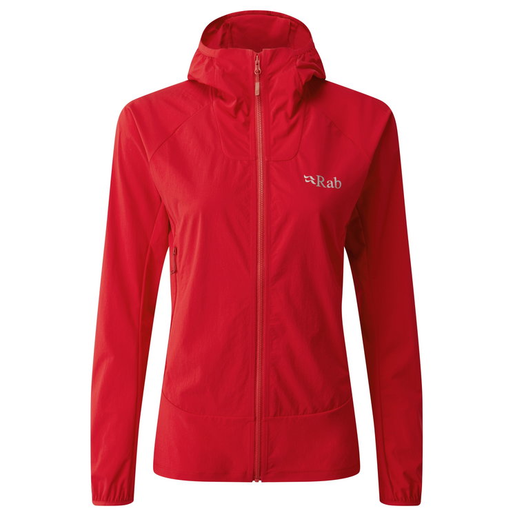 Damska kurtka softshellowa Rab Borealis Jacket ruby - M