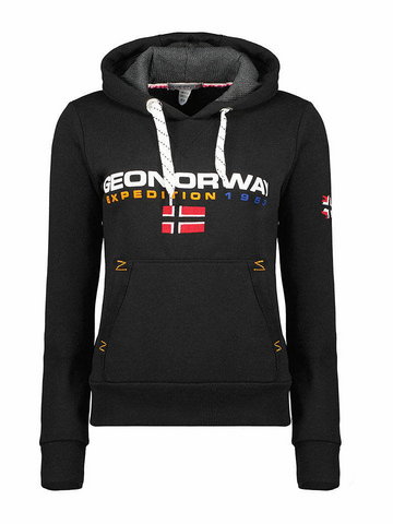 Geographical Norway Bluza "Goliver" w kolorze czarnym