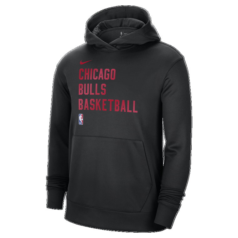 Męska bluza z kapturem Chicago Bulls Spotlight Nike Dri-FIT NBA - Czerń